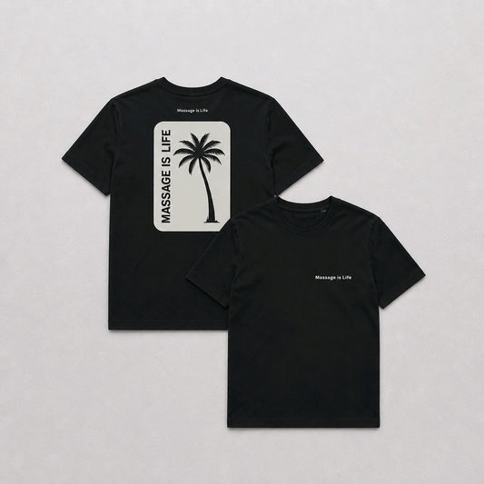 Palm Retro T-Shirt homme bio