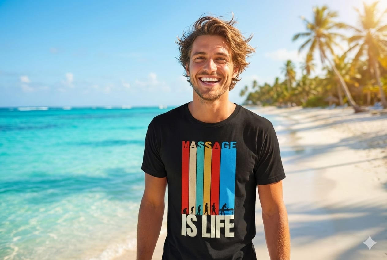 Stripes Evo black T-Shirt homme bio