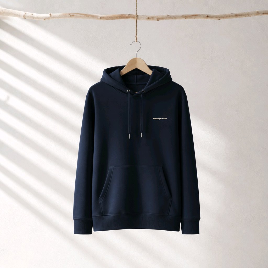 Sweat à capuche Palm Retro bio