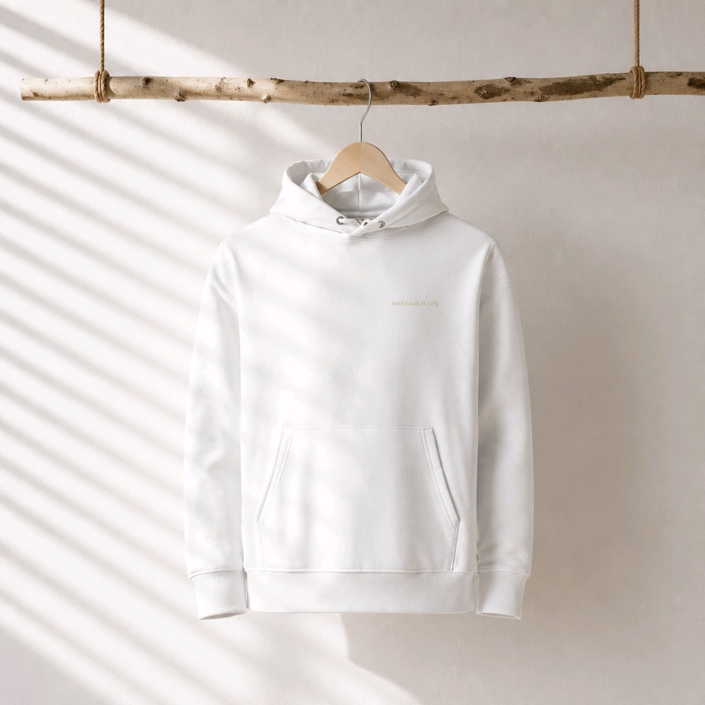 Sweat à capuche homme Retro Flow bio
