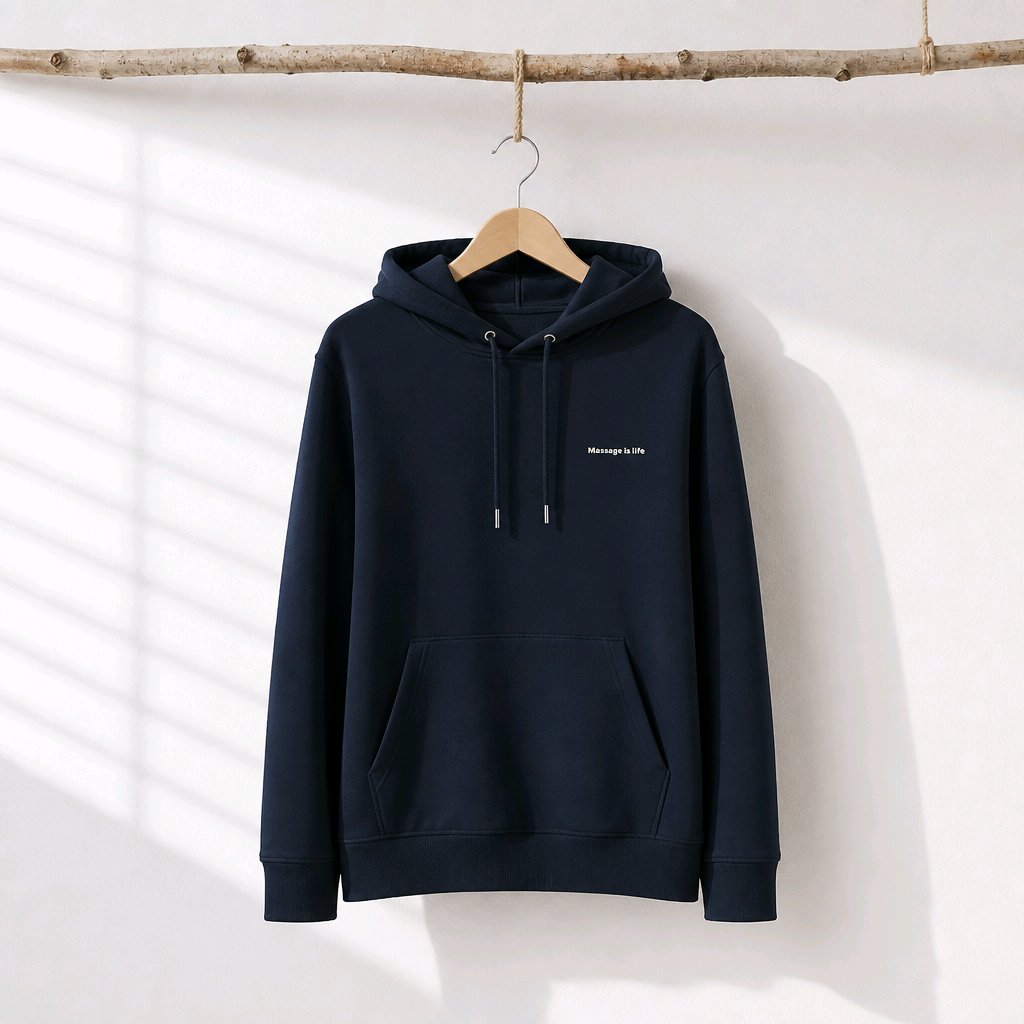 Sweat à capuche homme Typo Massage