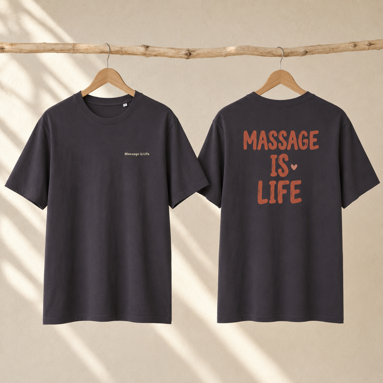 T-Shirt homme Typo Love bio