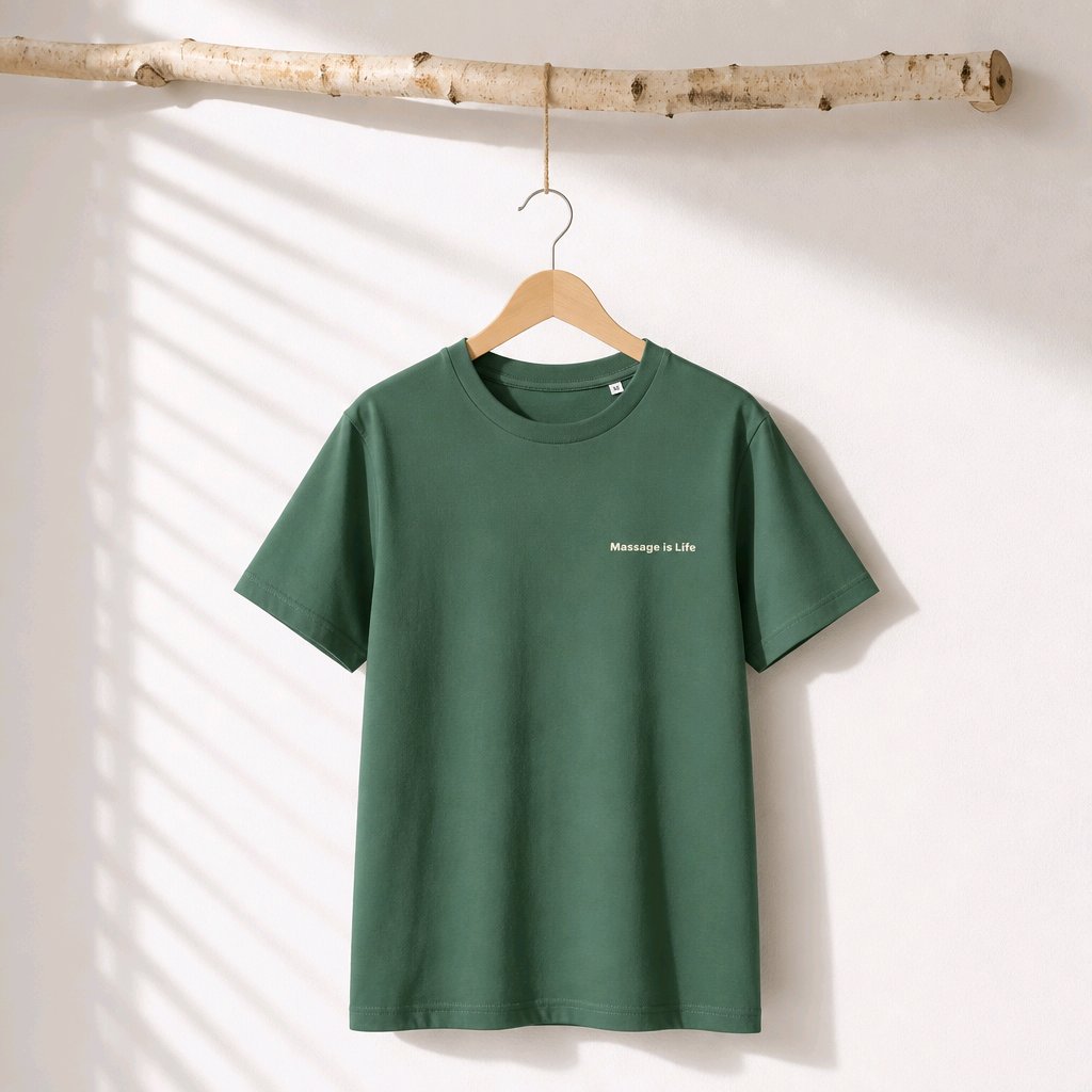 T-shirt Femme Typo Massage bio