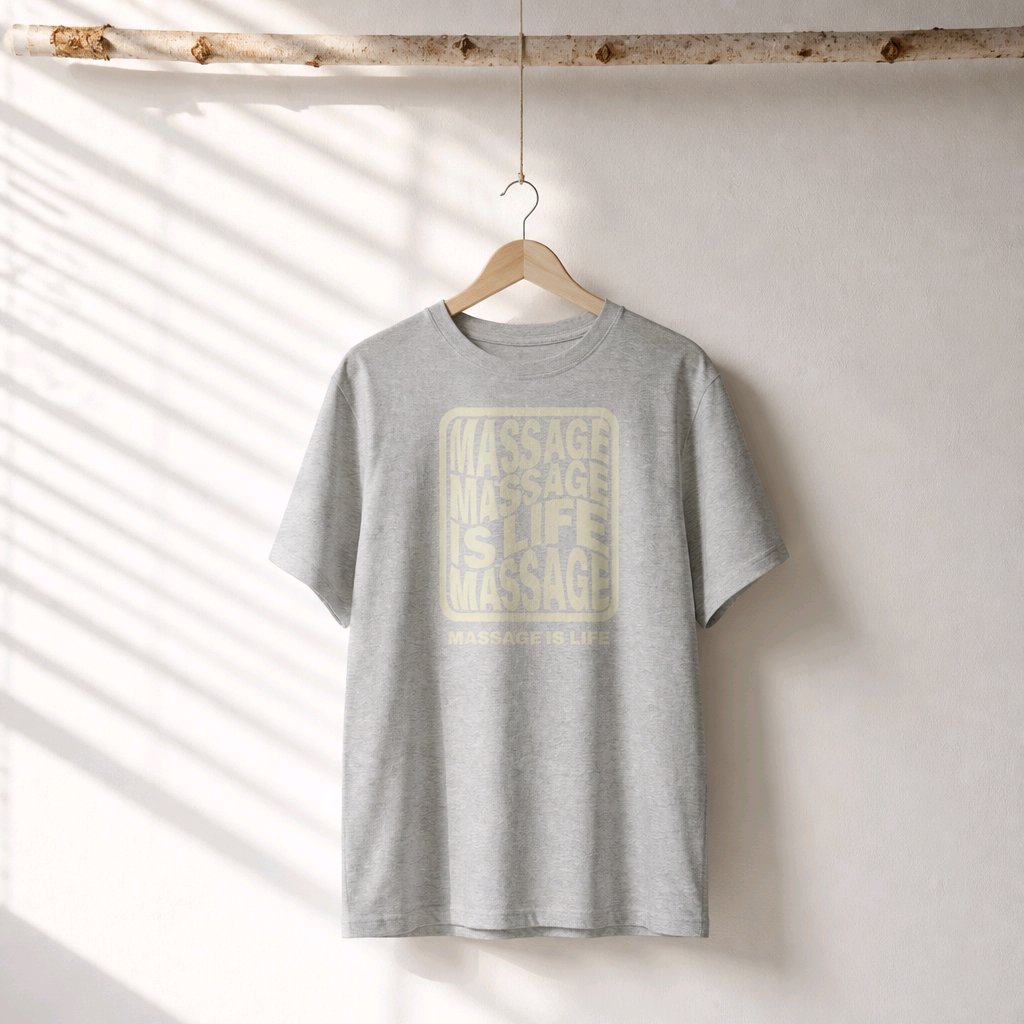 T-shirt Femme Typo Massage bio
