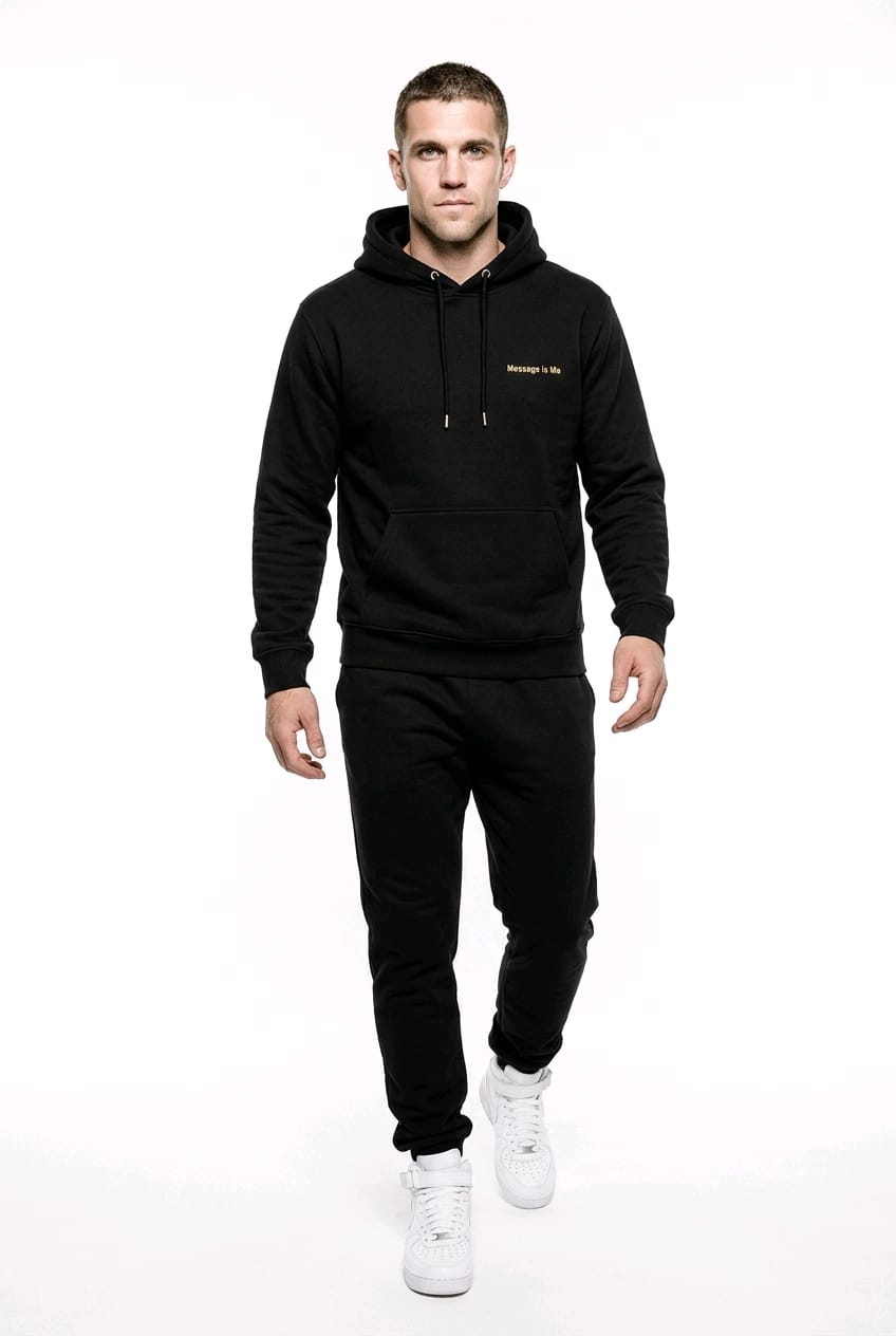 Sweat à capuche homme Typo Massage