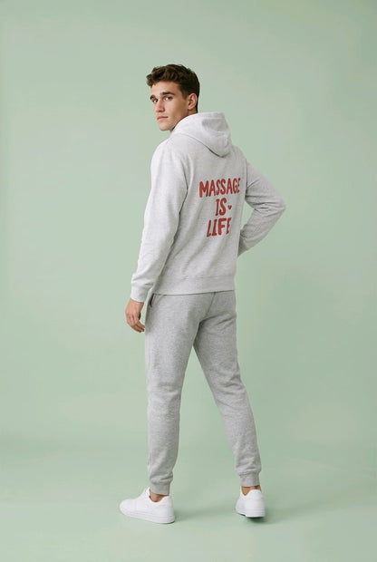Sweat à capuche homme Typo Love bio