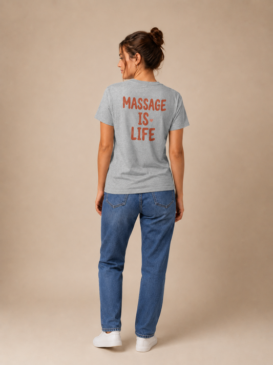 T-shirt Femme Typo love bio