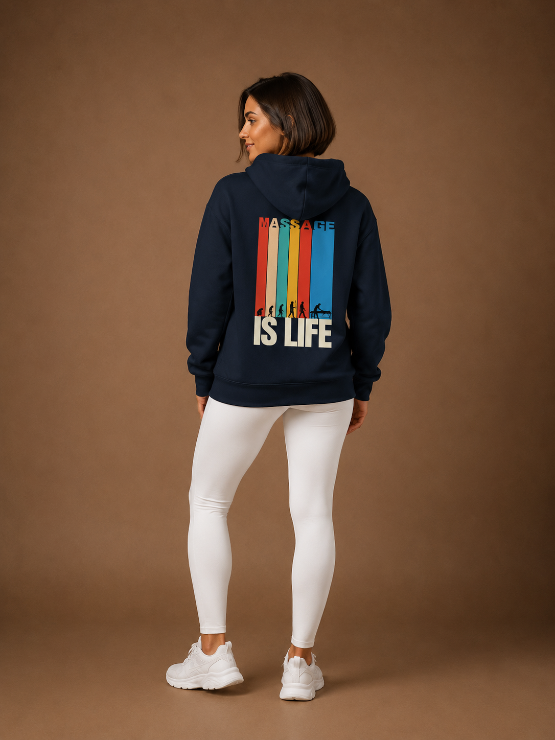Sweat à capuche Stripes Evo bio