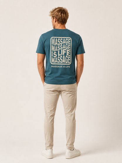 Typo Massage T-Shirt homme bio