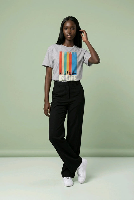 T-shirt Femme Stripes Evo bio