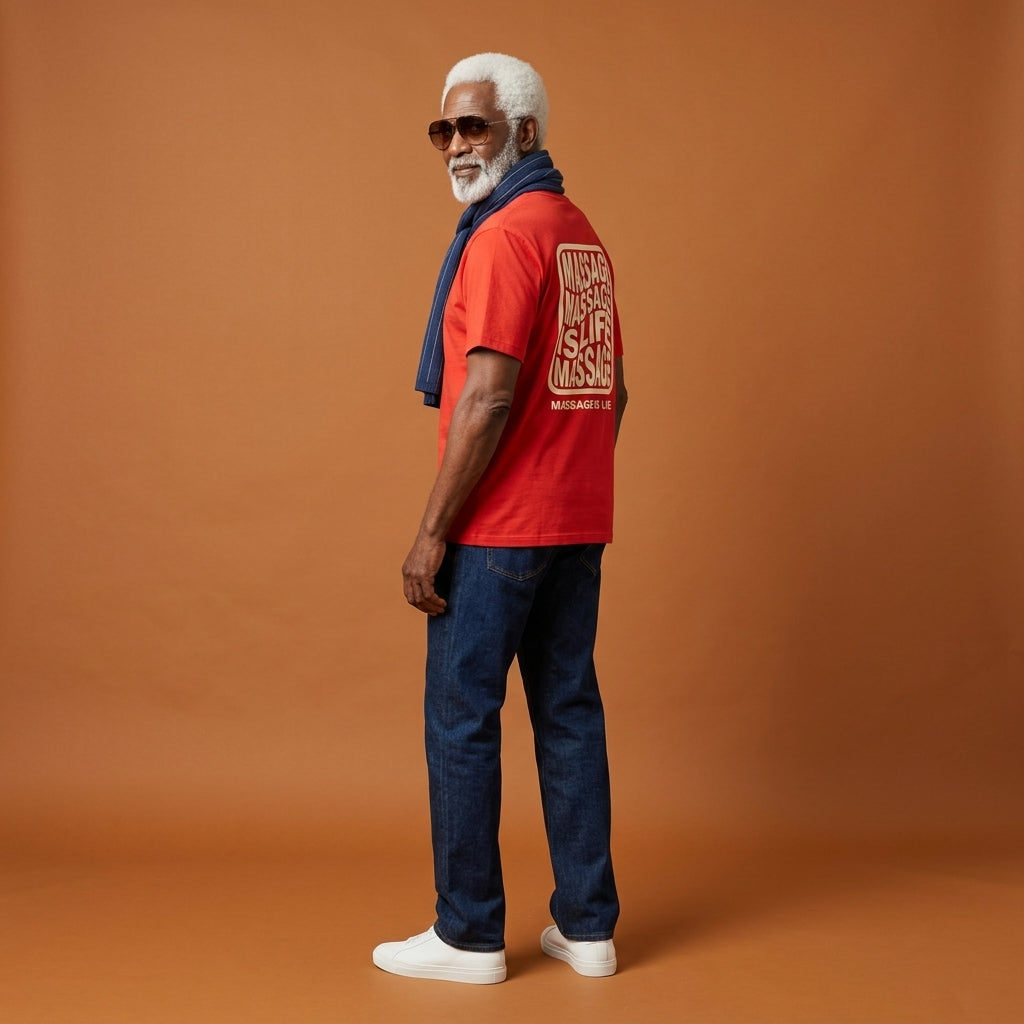 Typo Massage T-Shirt homme bio