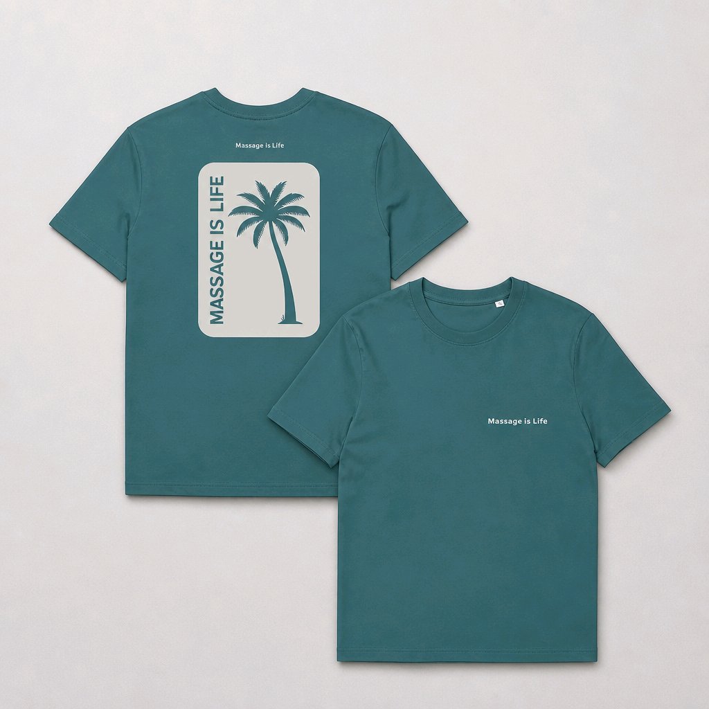 Palm Retro T-Shirt homme bio