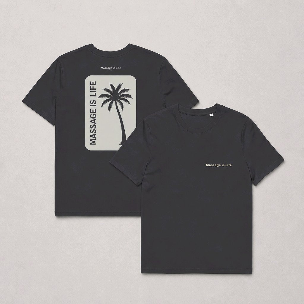 Palm Retro T-Shirt homme bio