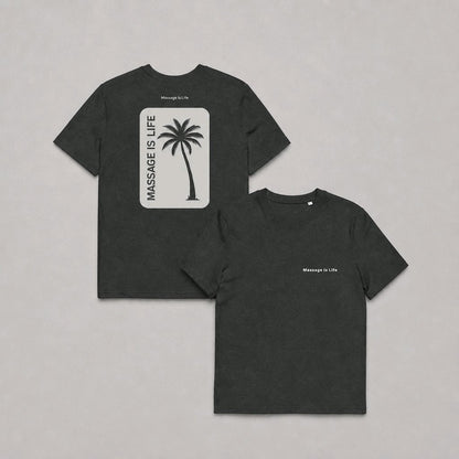 Palm Retro T-Shirt homme bio