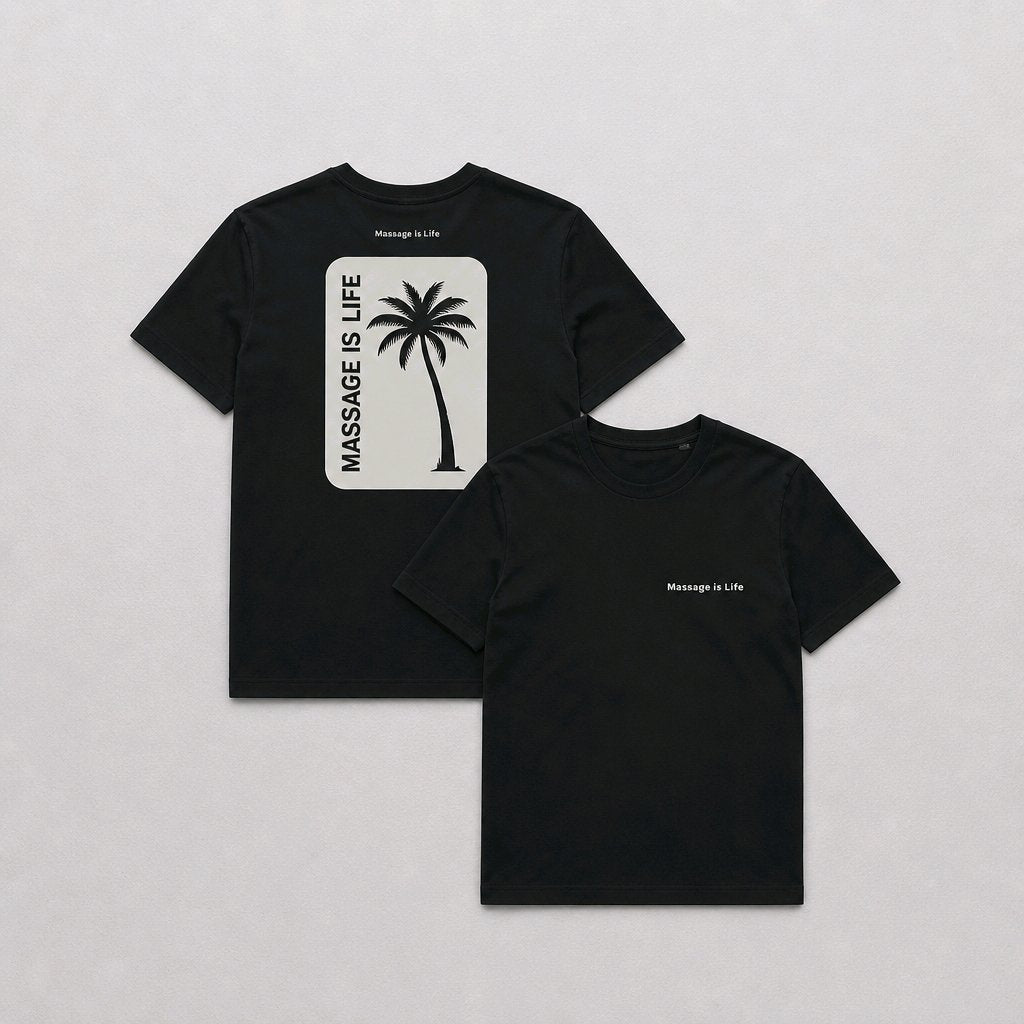 Palm Retro T-Shirt homme bio