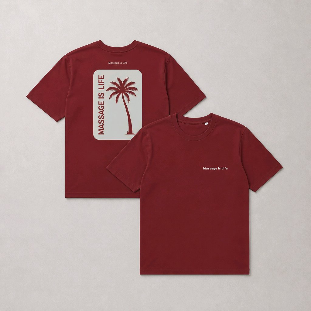 Palm Retro T-Shirt homme bio