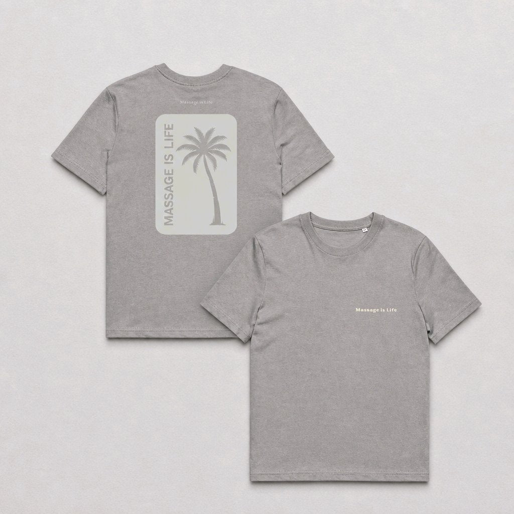 Palm Retro T-Shirt homme bio