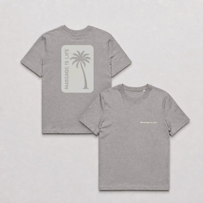 Palm Retro T-Shirt homme bio