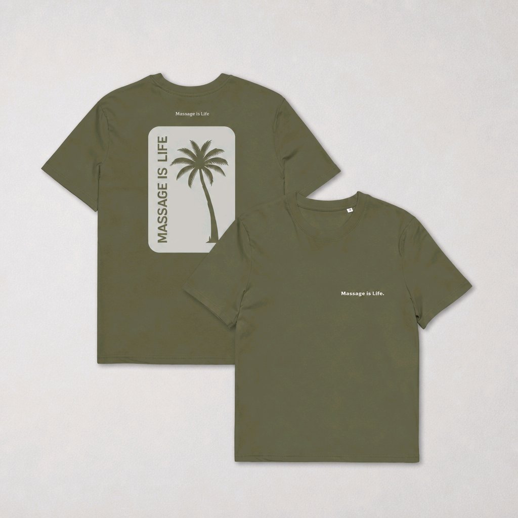 Palm Retro T-Shirt homme bio