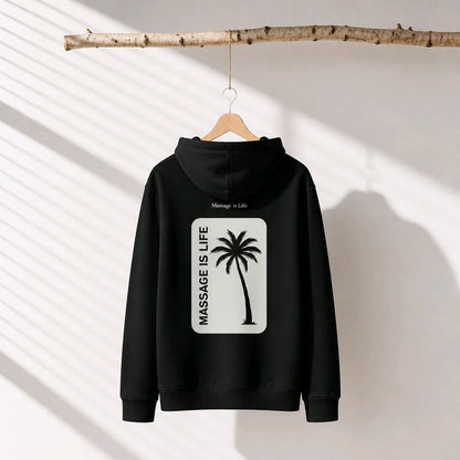 Sweat à capuche Palm Retro bio