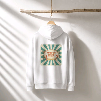 Sweat à capuche homme Retro Flow bio