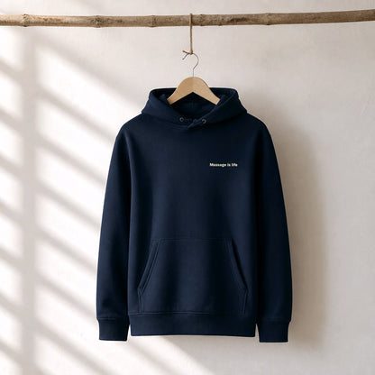 Sweat à capuche homme Retro Flow bio