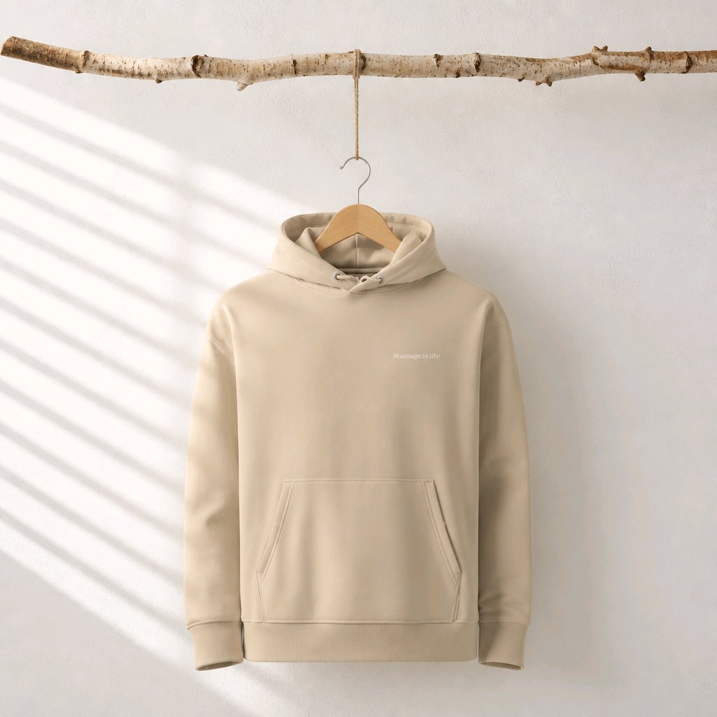 Sweat à capuche homme Retro Flow bio