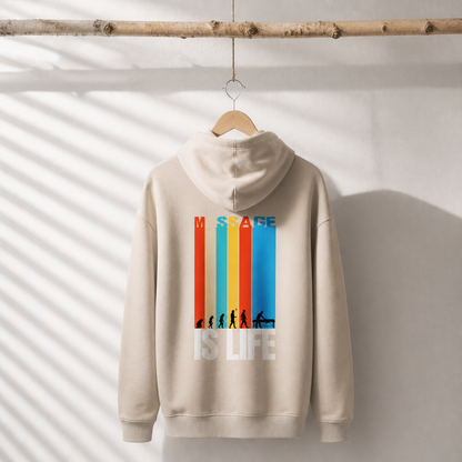 Sweat à capuche homme Stripes Evo bio