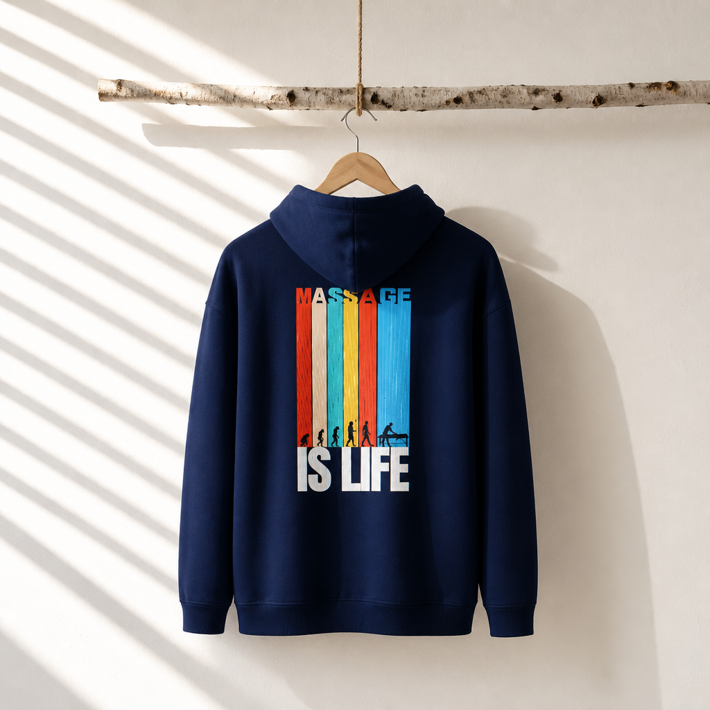 Sweat à capuche homme Stripes Evo bio