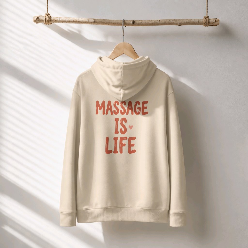 Sweat à capuche homme Typo Love bio