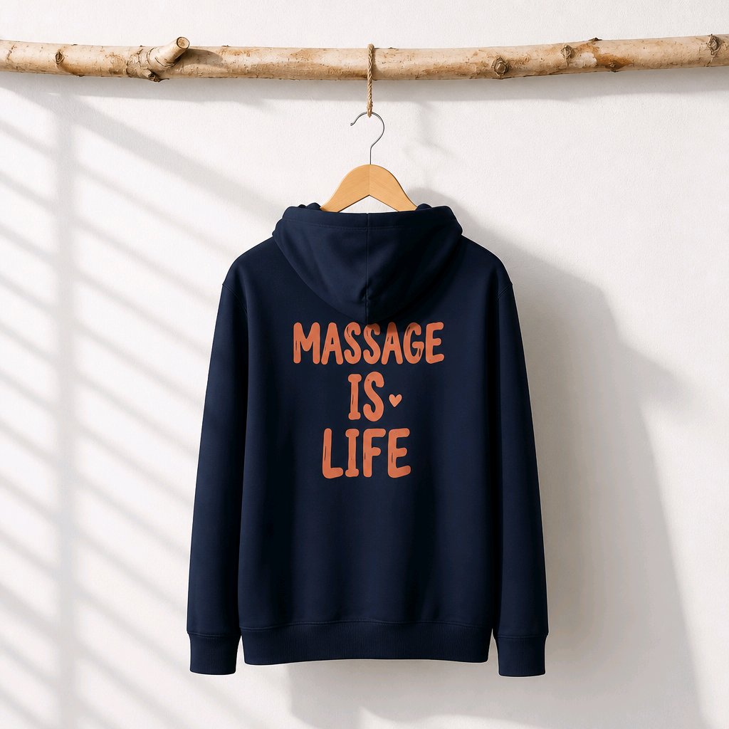 Sweat à capuche homme Typo Love bio