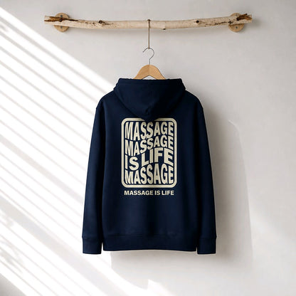Sweat à capuche homme Typo Massage