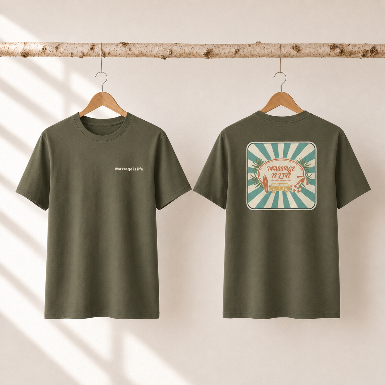T-Shirt homme Retro Flow bio