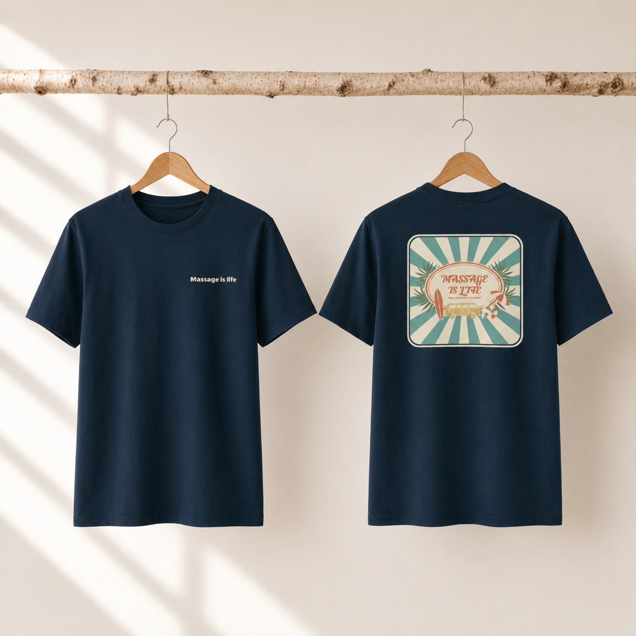 T-Shirt homme Retro Flow bio