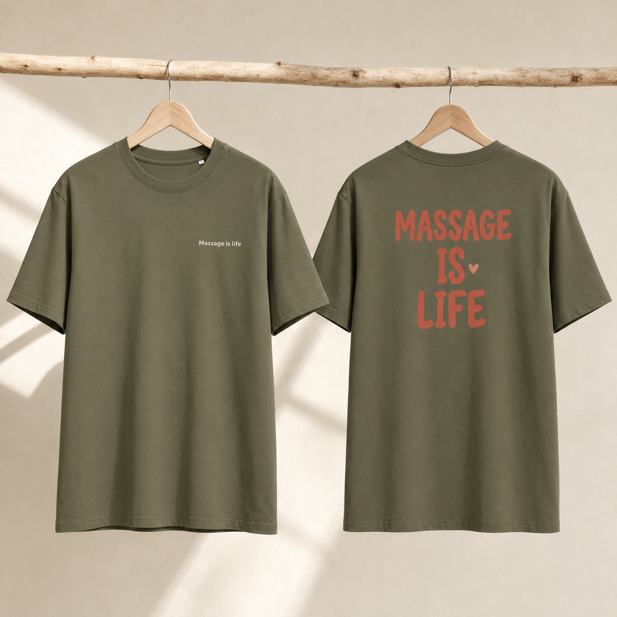 T-Shirt homme Typo Love bio