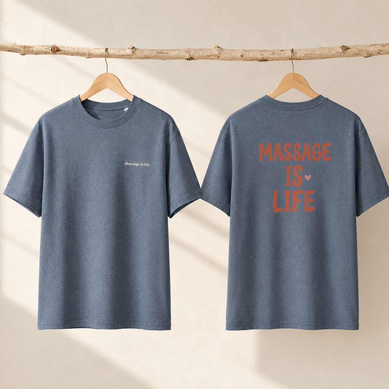 T-Shirt homme Typo Love bio