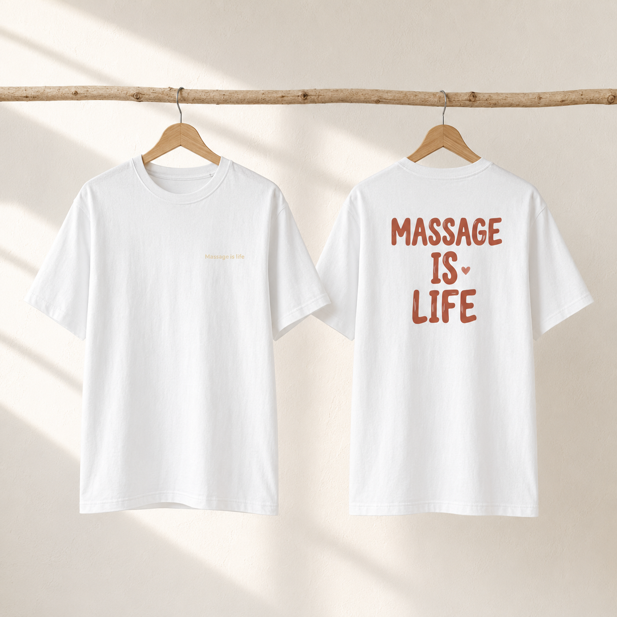 T-Shirt homme Typo Love bio