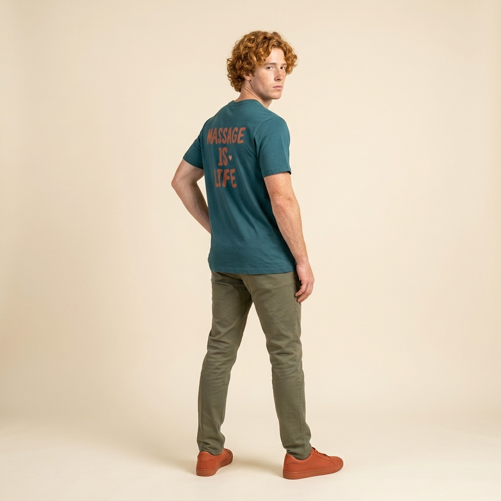 T-Shirt homme Typo Love bio
