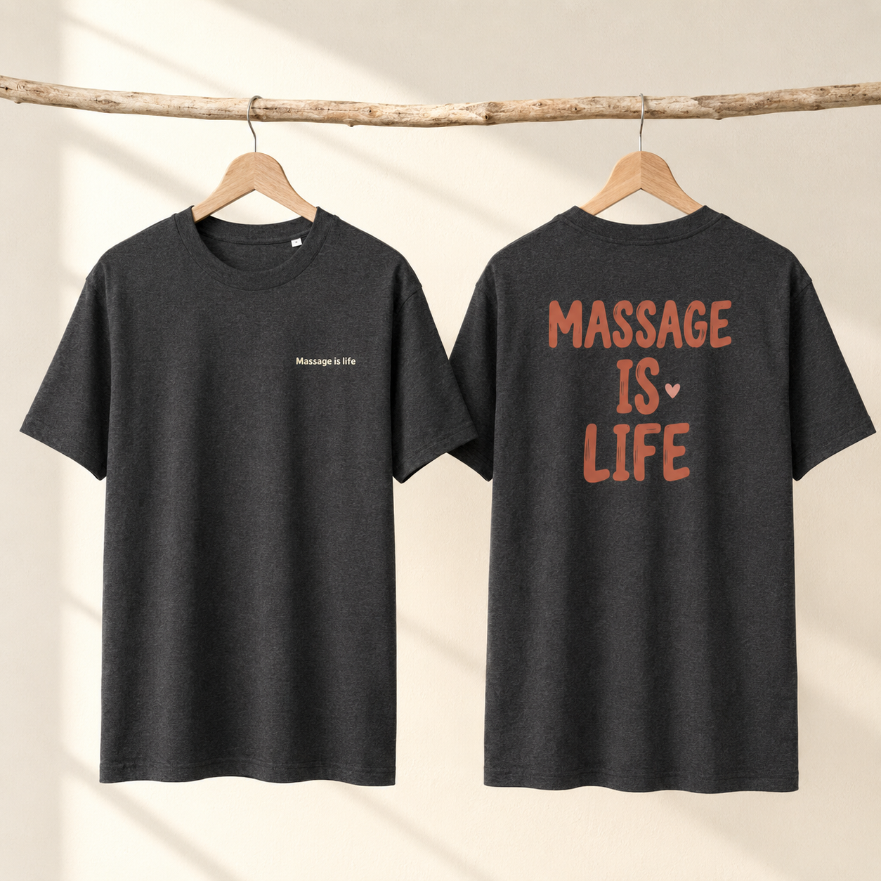 T-Shirt homme Typo Love bio