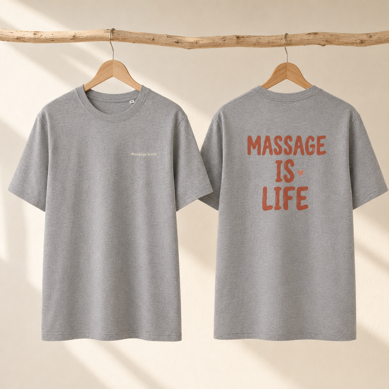 T-Shirt homme Typo Love bio