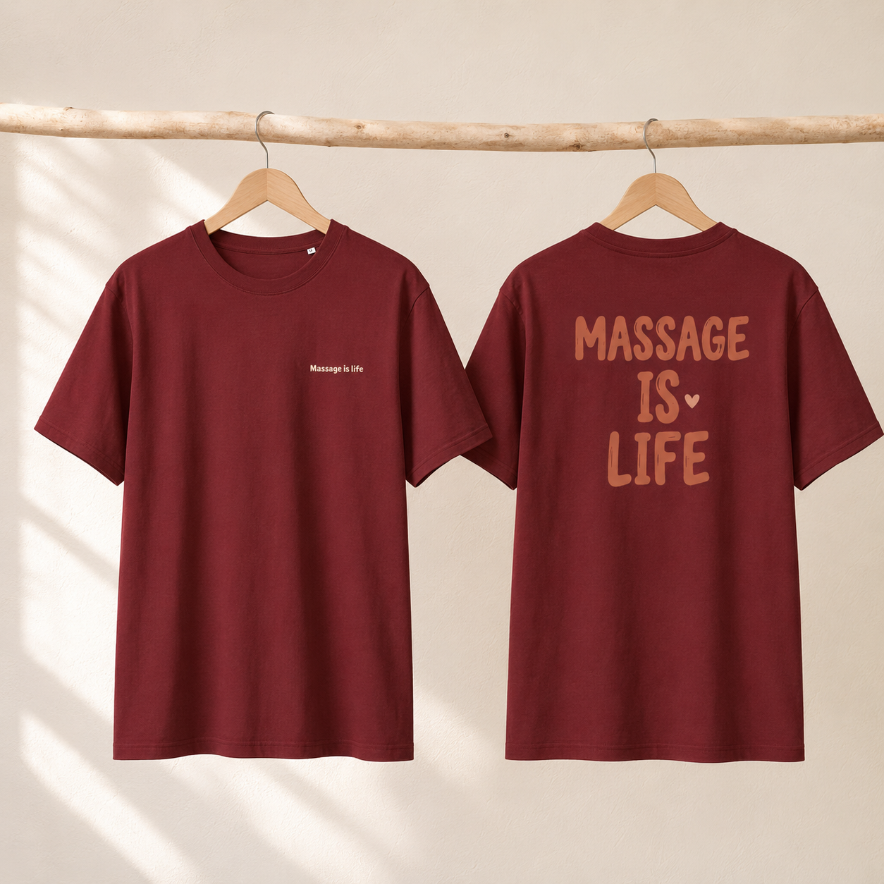 T-Shirt homme Typo Love bio