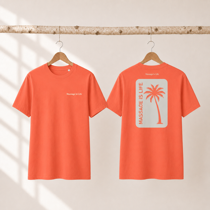 T-shirt Femme Palm Retro bio