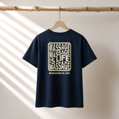 T-shirt Femme Typo Massage bio