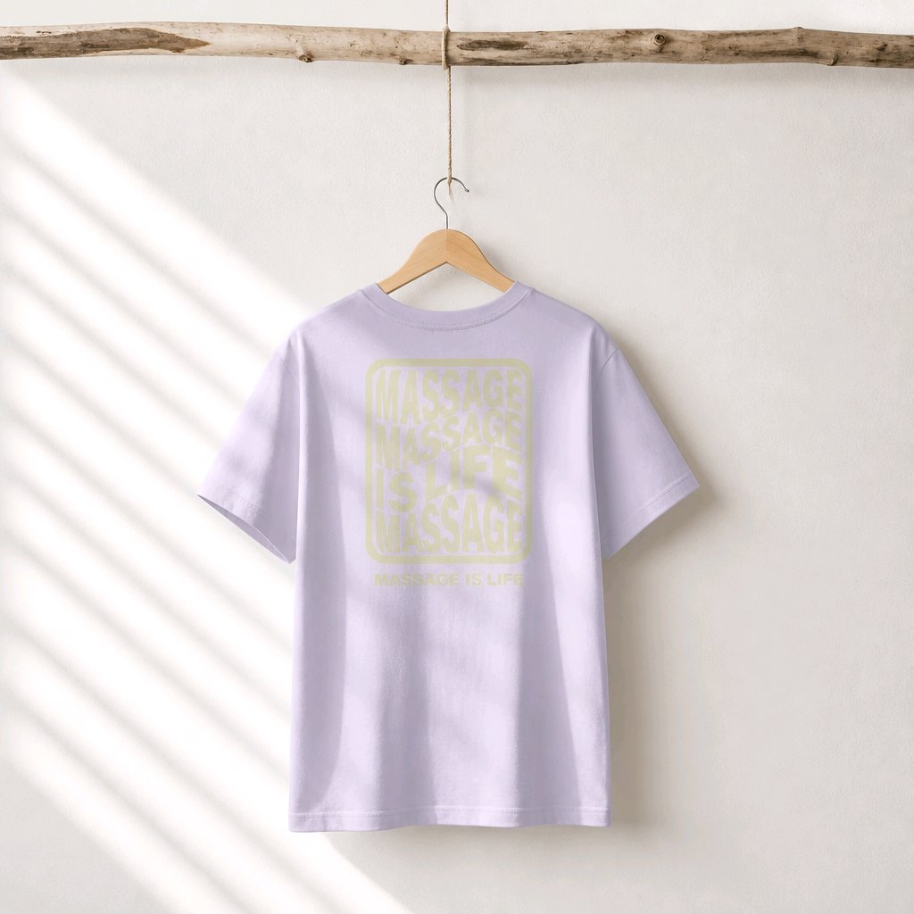 T-shirt Femme Typo Massage bio