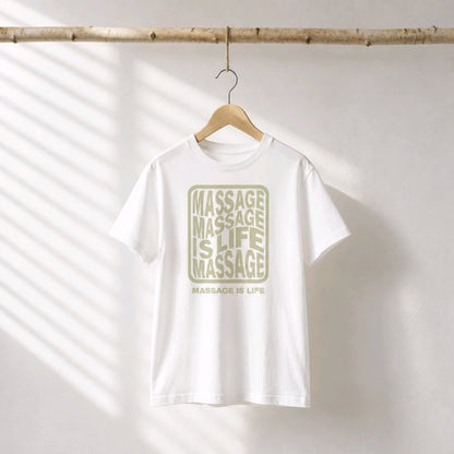 T-shirt Femme Typo Massage bio