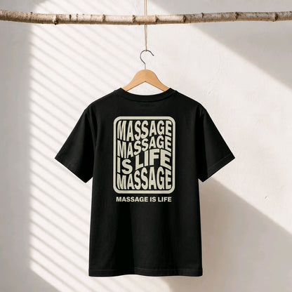 T-shirt Femme Typo Massage bio