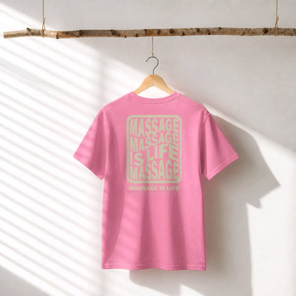 T-shirt Femme Typo Massage bio
