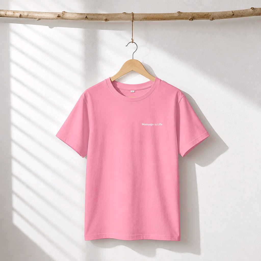 T-shirt Femme Typo Massage bio