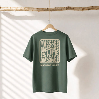 T-shirt Femme Typo Massage bio