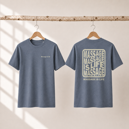 Typo Massage T-Shirt homme bio
